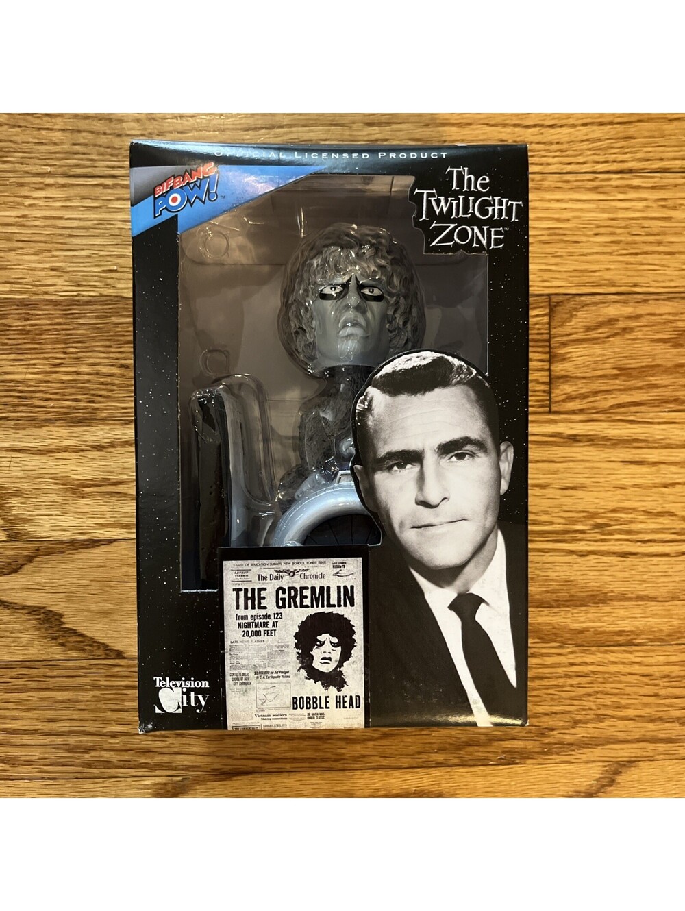 The Twilight Zone The Gremlin Bobble Head Bif Bang Pow Nightmare at 20000 feet